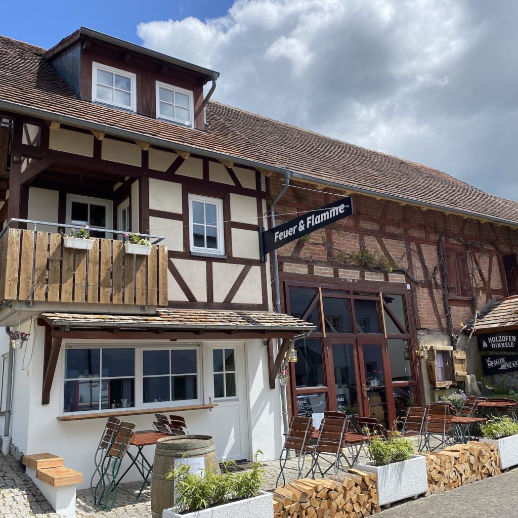 Der Balkon im Dachgeschoss